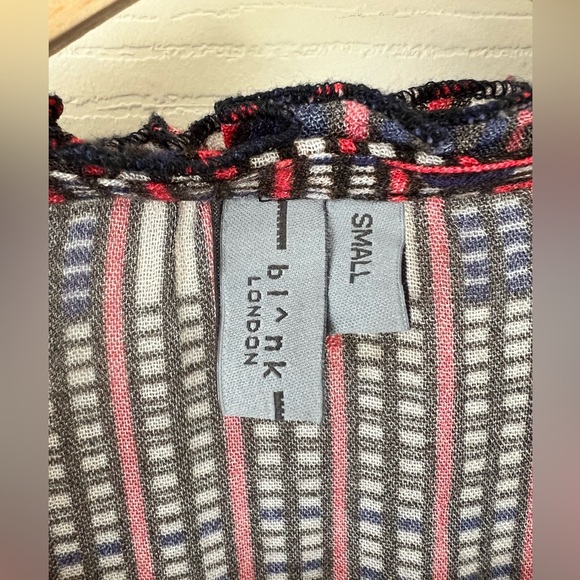 Blink London Anthropologie Lucia Tunic Long Blouse Sz Small Retro-inspired Boho - Picture 8 of 16